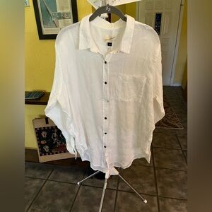 Universal Thread Men's Cream Button Down Shirt